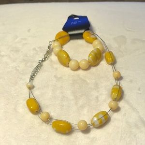 Necklace with a Bracelet set